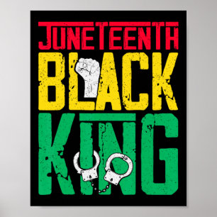 Póster Es mi Día de la Independencia el Día del Rey Negro