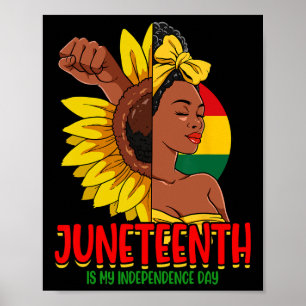 Póster Es mi Día de la Independencia las mujeres negras o