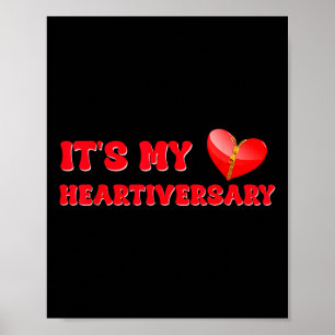 Póster Es mi Heartiversary Conciencia Chd Enfermedades de