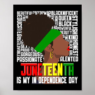 Póster ¿Es mi independencia feliz día de la mujer negra?