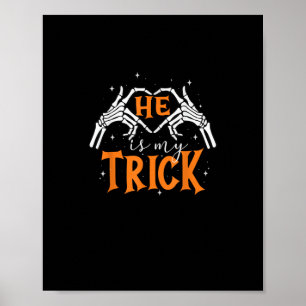 Póster Es Mi Pareja De Mano De Trick Heart Hand Happy Ha
