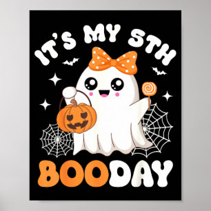 Póster Es mi quinto día de Boo, divertido fantasma de Hal