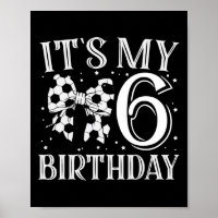 Es mi sexto cumpleaños fiesta de cumpleaños de fút