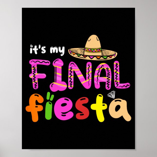 Póster Es mi última fiesta de la Bachelorette de México (Frente)