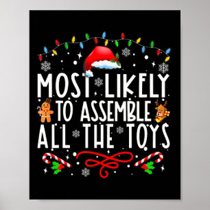 Póster Es Muy Probable Que Emble A Todos Los Niños Navida