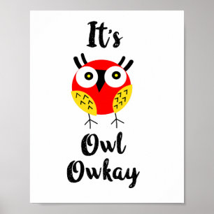 Póster Es owl owkay