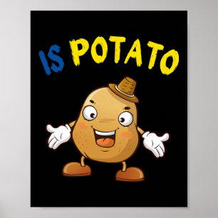 Póster Es Patata Divertido Ucrania Chiste Apoya Ucrania E