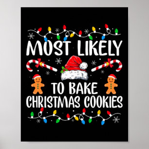 Póster Es Probable Que Los Navidades Que Hacen Cocinas Di