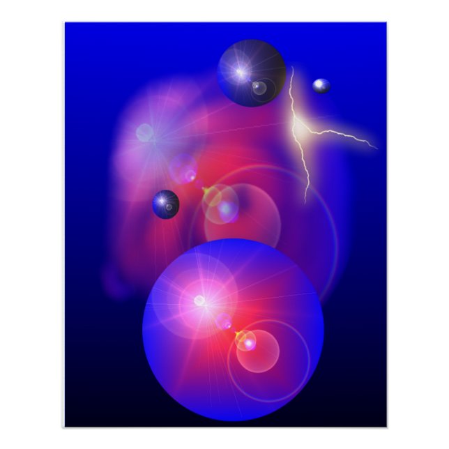 Póster Es sólo espacio (Anverso)