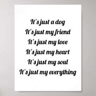 Póster Es sólo un Poster de perros