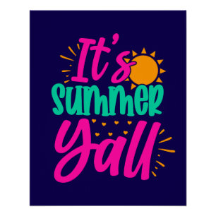 Póster Es Summer Y'all-54808