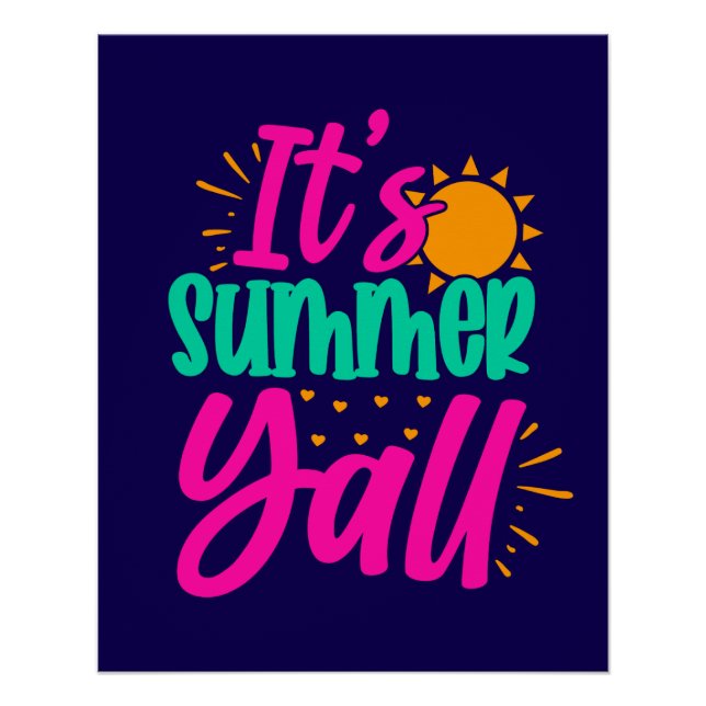 Póster Es Summer Y'all-54808 (Anverso)