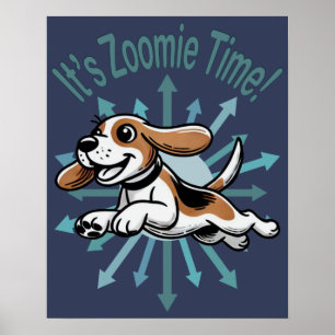 Póster Es tiempo de Zoomie Beagle