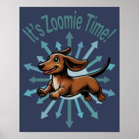 Es tiempo de Zoomie Dachshund