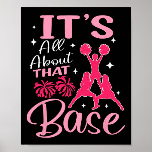 Póster Es todo sobre esa porrista de base animando