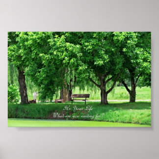 Póster Es tu vida. ¿A qué estás esperando