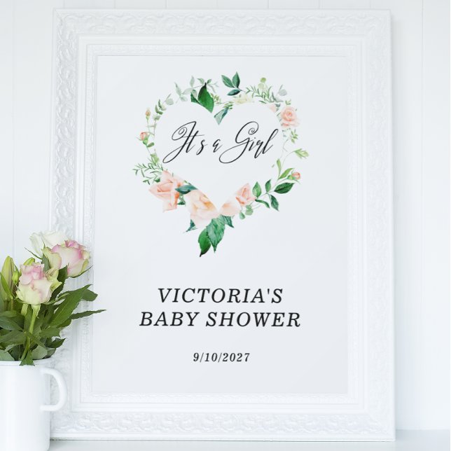 Póster Es un Baby Shower Chica (Subido por el creador)