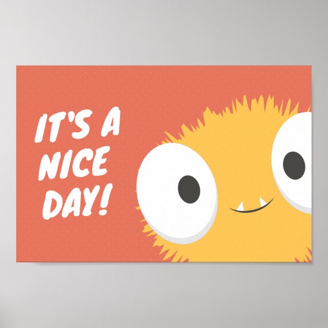 PÓSTER ¡ES UN BUEN DÍA! (Frente)