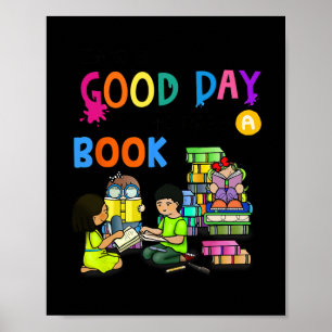 Póster Es Un Buen Día Para Leer Un Club De Lectura De Lib