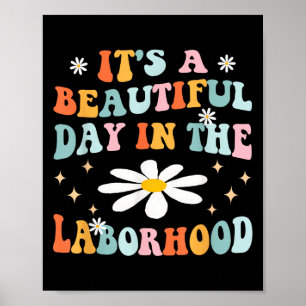 Póster Es Un Día Hermoso En El Laboratorio Retro Laboral