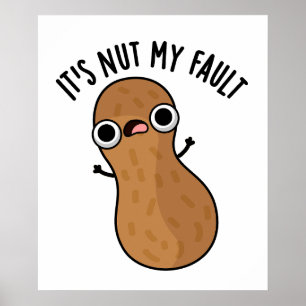 Póster Es un divertido bollo de maní