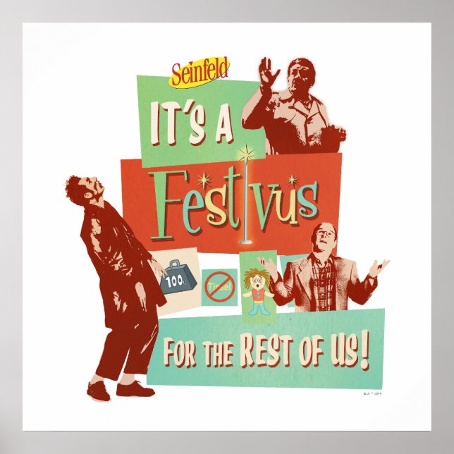 Póster Es un Festivus para el resto de nosotros (Frente)