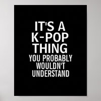 Es un Poster del KPOP