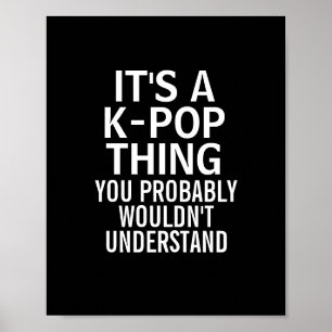 Póster Es un Poster del KPOP