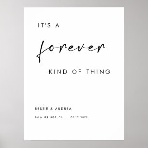 Póster Es una Bienvenida Boda de siempre