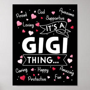 Póster Es una cosa divertida de Gigi decir una abuela dul