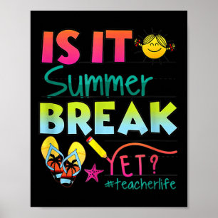 Póster ¿Es vacaciones de verano, pero aprecio de los prof