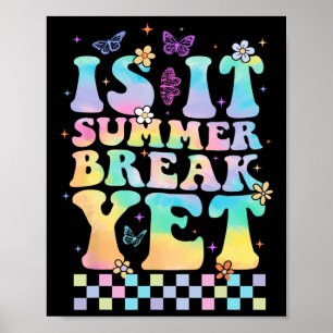 Póster ¿Es Verano El Último Día Del Maestro Escolar?