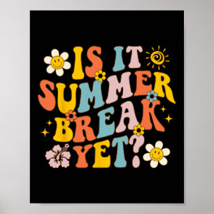 Póster ¿Es Verano El Último Día Del Maestro Escolar?