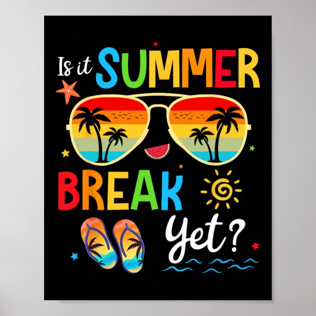 Póster ¿Es Verano Romper Y Feliz El Último Día De La Escu (Frente)