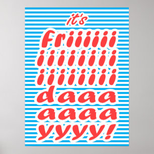 Póster Es viernes