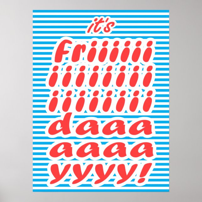 Póster Es viernes (Frente)