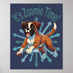 Póster Es Zoomie Time Boxer