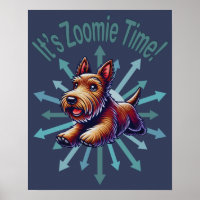 Es Zoomie Time Brown Scotty