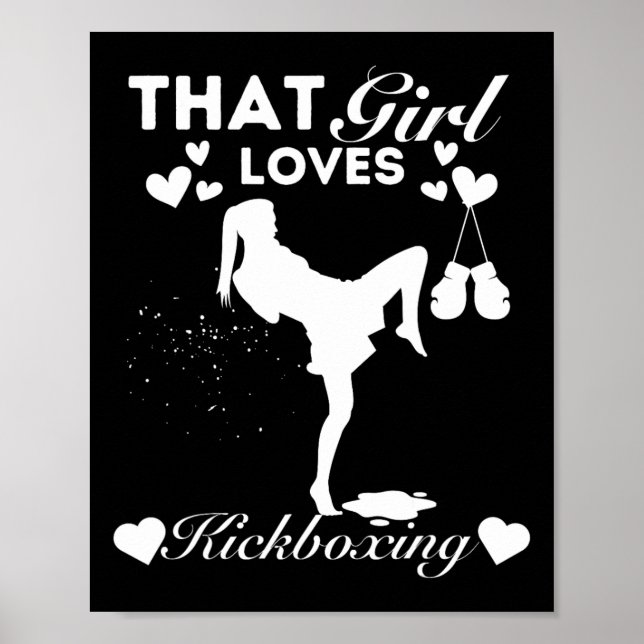 Póster Esa chica ama el kickboxing (Frente)