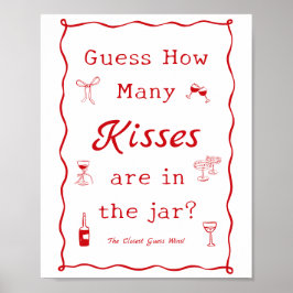 Póster Esa es más ducha de novia adivina cuántas