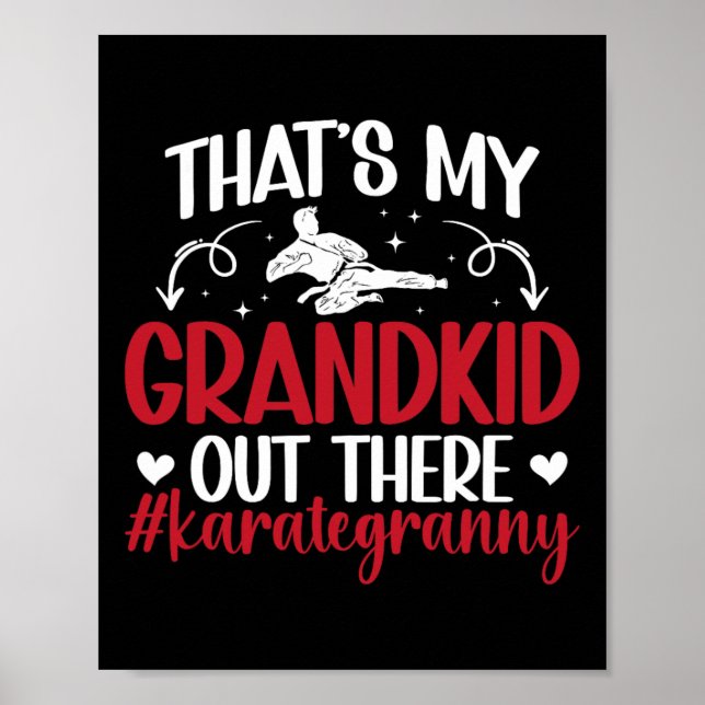 Póster Esa es mi abuela Karate Granny Orud Karate Gran (Frente)