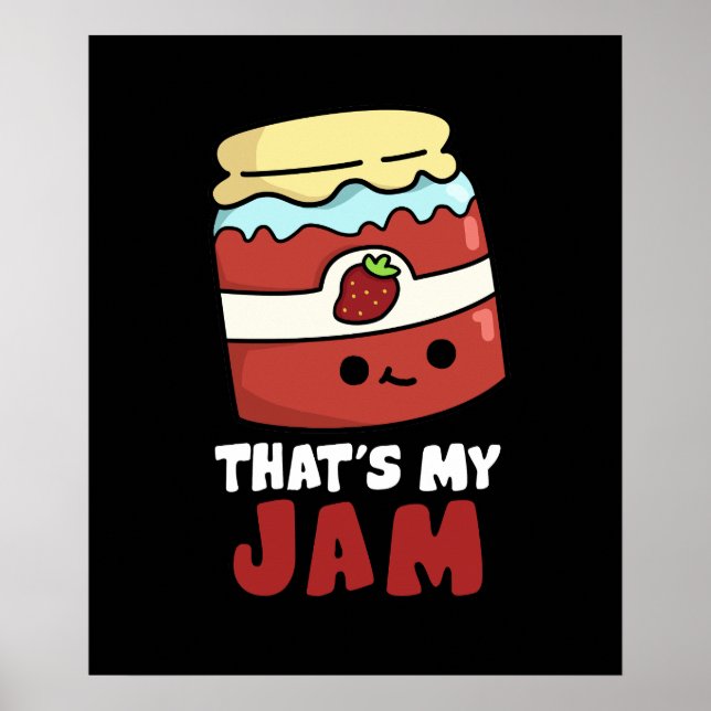 Póster Esa es mi broma divertida de Jam Pun Dark BG (Frente)