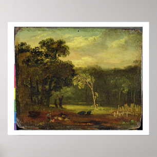 Póster Esbozo de la Naturaleza en el Parque Sion, 1819 (a