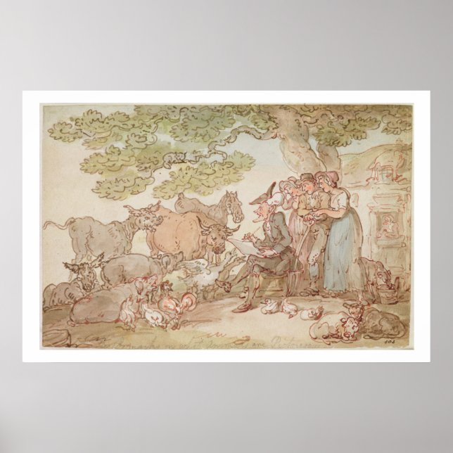 Póster Esbozo de la sintaxis del Dr. (Frente)