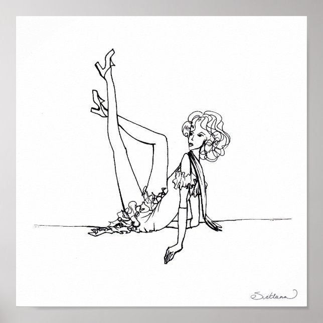 Póster Esbozo de moda (Frente)