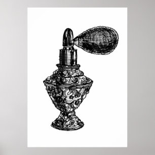 Póster Esbozo de moda Perfume