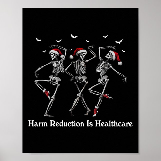 Póster Esbozo de reducción de daño Navidades de baile Sob (Frente)