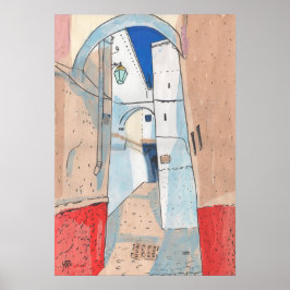 Póster Esbozo del coloquio de papel de la ciudad de Marru