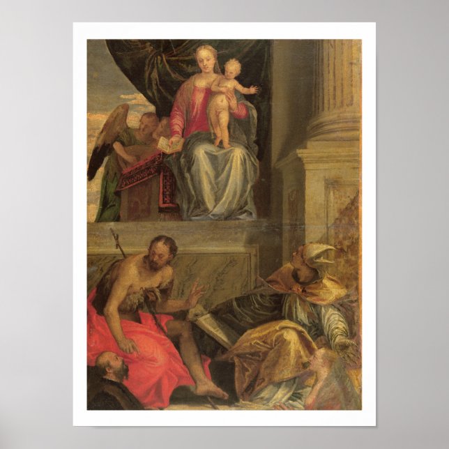 Póster Esbozo del retablo de Bevilacqua (Frente)