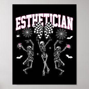 Póster Esbozo Estético Danzando Halloween Doble Piel